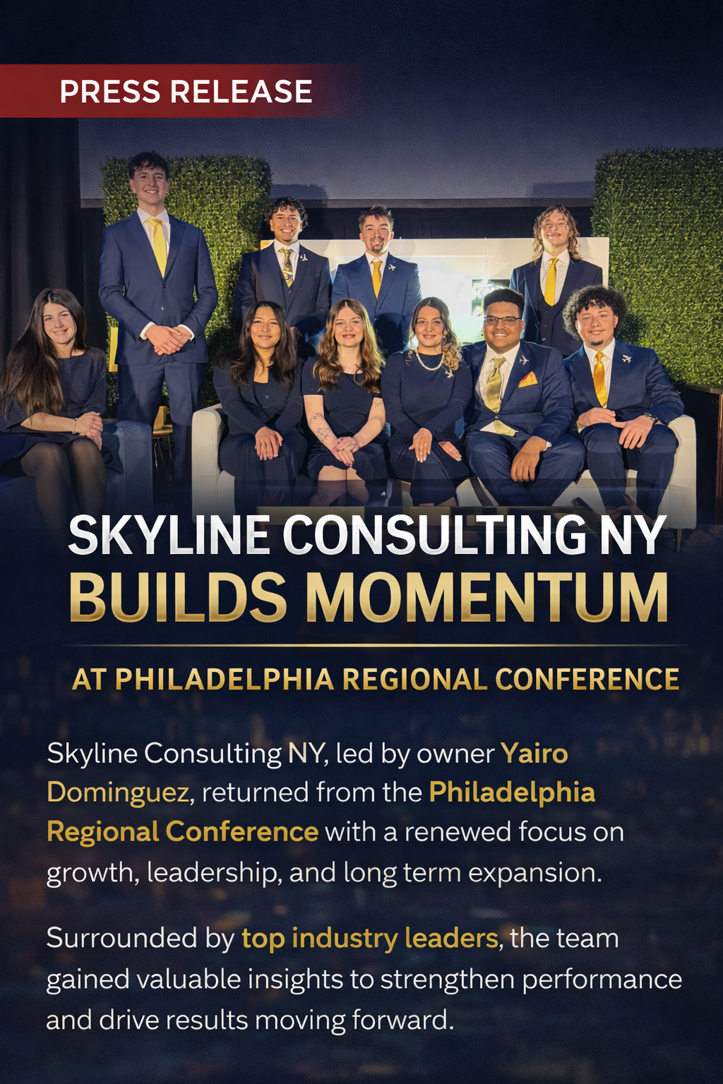 Skyline Consulting Press Release Cover